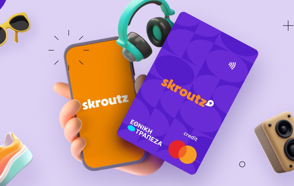Το Skroutz παρουσίασε ψηφιακή πιστωτική κάρτα σε συνεγασία με την Εθνική Τράπεζα